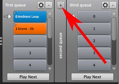 trigger queue by key