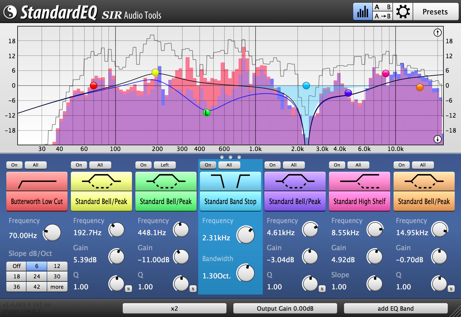 StandardEQ Screenshot