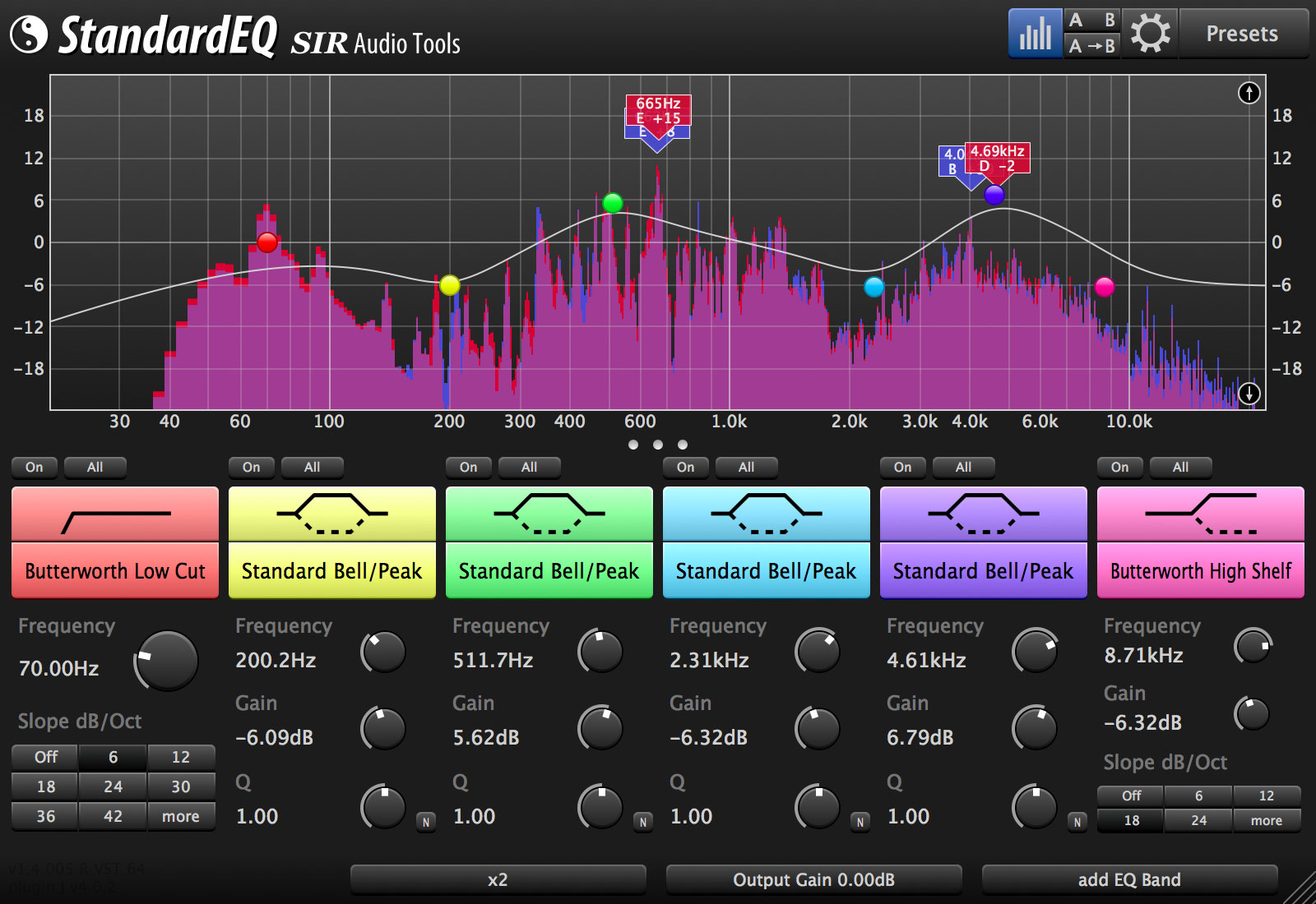 StandardEQ Screenshot