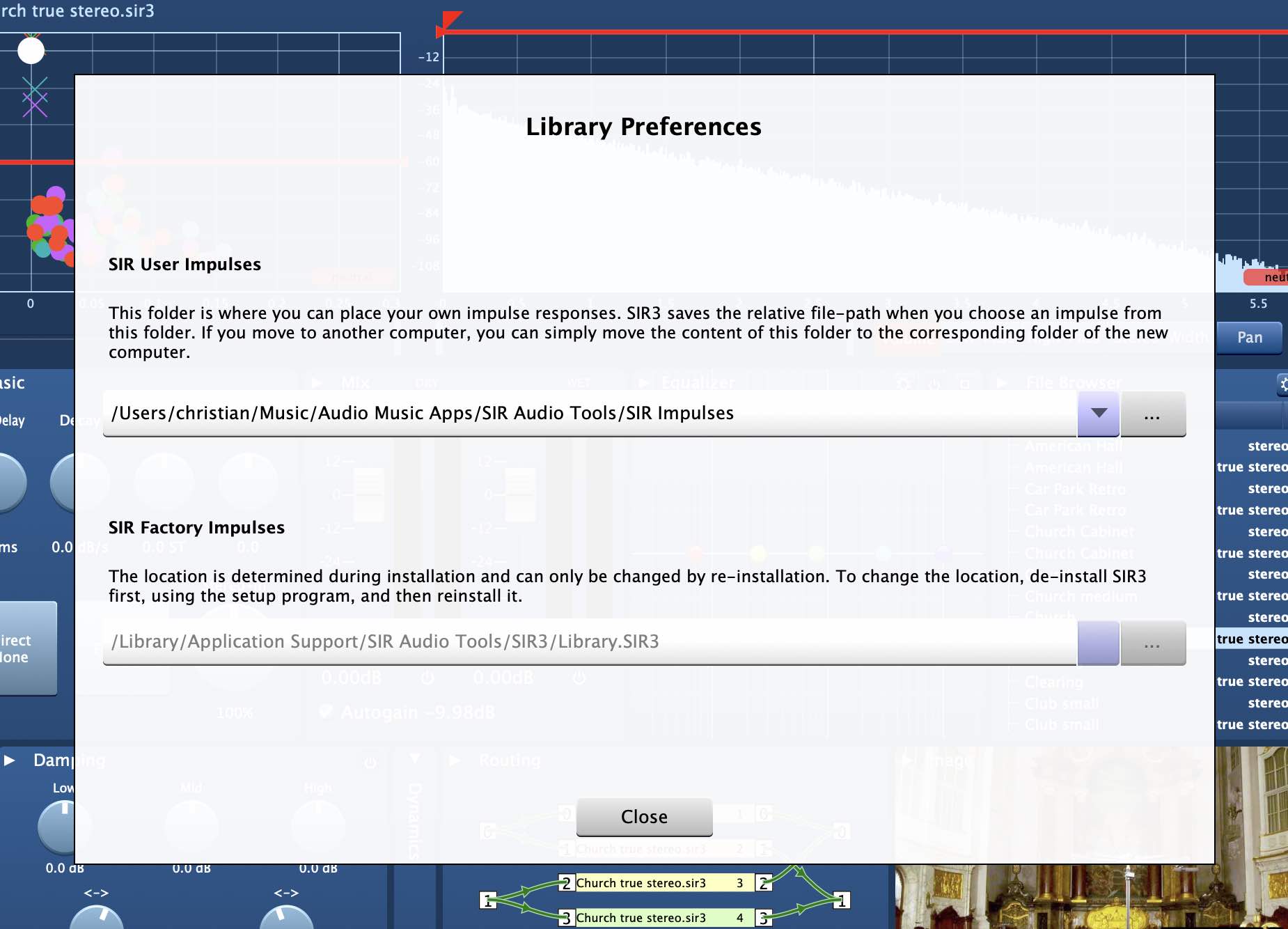 Library Preferences