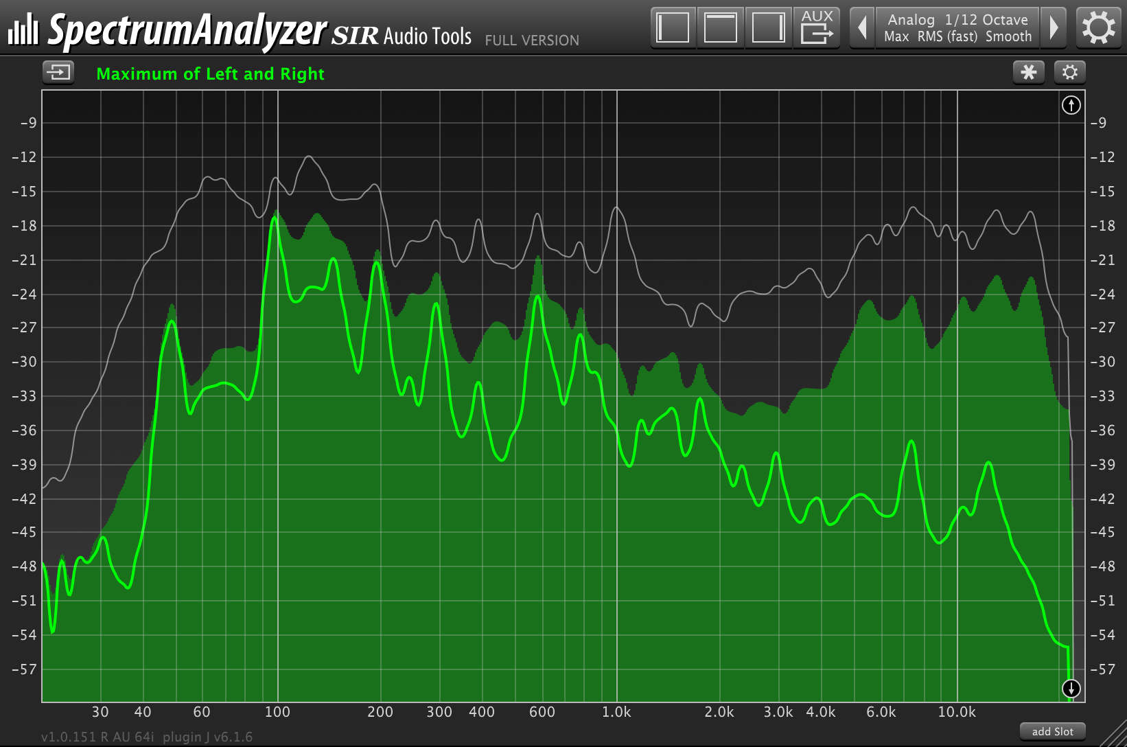 SpectrumAnalyzer Screenshot