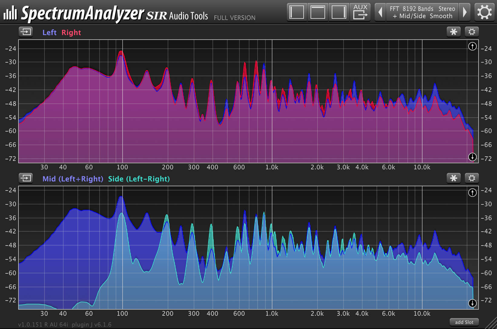 SpectrumAnalyzer Screenshot